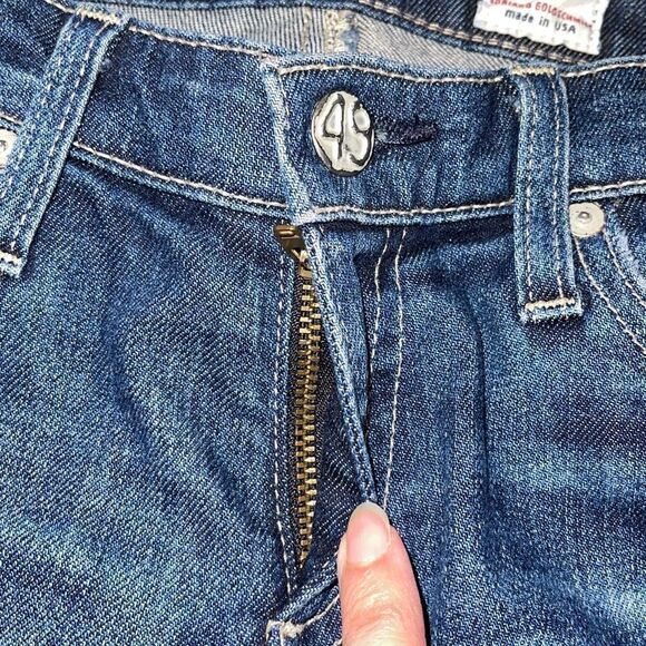 Adriano Goldschmied Women's Stilt Roll Up Cigarette Straight Jeans Blue Size 25R - Picture 5 of 11